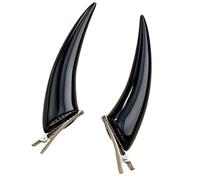 1 paire d'épingles à cheveux délicates faites à la main pour Halloween vintage Barrettes créatives Styles alternatifs Accessoires