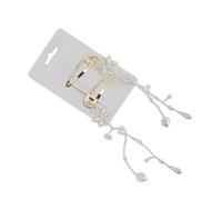 1 paire d'épingles à cheveux élégantes avec nœud et perles - Accessoires de cheveux tendance pour femmes - Bijoux élégants