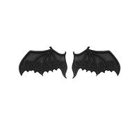 1 paire d'épingles à cheveux en forme de chauve-souris en forme d'aile de canard, pince à cheveux pour Halloween, punk, queue de cheval, pince à cheveux latérale pour femme