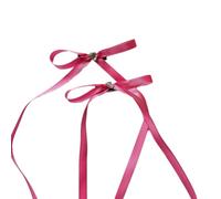 1 paire d'épingles à cheveux en forme de nœud pour filles - Long ruban - Pince à cheveux en forme de bec de canard pour femme