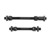 1 paire d'essieux de moyeu de vélo avant et arrière creux en acier pour VTT, vélo de route, BMX, vélos de ville M9 x 108 mm et M10 x 145 mm