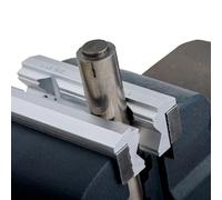 1 paire d'étau de fraisage CNC en acier à mâchoires rigides à ventouse magnétique de type V mâchoires d'étau en alliage d'aluminium Kit de mâchoires de fraisage (12,7 cm)