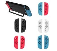 1 paire d'étuis de protection en silicone pour manette de jeu Switch 2 (rouge)