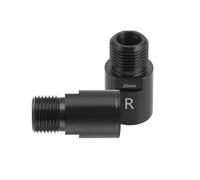 1 Paire D'extendeurs de Pédale de Vélo, D'Extensions de Pédales de Vélo en Acier Chrome-Molybdène,Entretoise de Pédale Allongée 16mm/20mm Pédale de Vélo de Montagne Broche Étendue (Noir, 20mm)