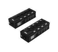1 Paire D'Extendeurs Ethernet RJ45 Audio XLR/DMX à 4 Canaux, Émetteur-Récepteur XLR pour Scène en Direct, Studio D'Enregistrement Audio
