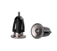 1 paire d'extrémités de guidon de vélo en alliage d'aluminium avec revêtement en caoutchouc pour barres de 22 à 24 mm de rechange