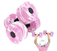 1 paire d'haltères en mousse pour sports nautiques - Construction en mousse résistante, kettlebell avec code couleur, kit d'exercices compact, équipement d'aérobic aquatique, équipement de fitness