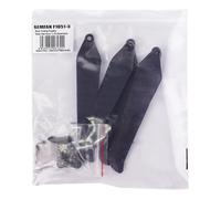 1 paire d'hélices pliables en fibre de verre et nylon de 25,4 cm pour Gemfan 1051F 2 avec hélices en nylon en fibre de verre de 13,9 cm de large