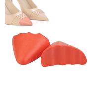 1 paire d'inserts de remplissage pour chaussures amples en mousse de polyuréthane souple, coussinets de protection des orteils, ajusteurs respirants et réglables pour adapter les chaussures aux