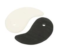 1 paire d'outils de massage Gua Sha, planche à gratter for le visage et le cou for le massage des yeux et les soins de la peau bâton de massage