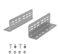 1 paire Équerres de montage JUNKER KW-200-H76-L184 acier galvanisé longueur 184 mm pour montage au sol ou sur plate-forme des extensions télescopiques KV2-200-H76-NF