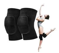 1 paire Genouillère Ligamentaire Danse Antidérapant Réglable, Protection Des Genoux 20 mm en éponge épaisse, Confortables, Unisexe, Idéales pour le Yoga, Le Sport, La Course à Pied et Autres Activités