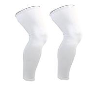 1 Paire Genouillères de Compression Longue Support Soutien Genou Sport Antichoc Collants Chaud Protège Mollet Veau Jambe Jambière Respirant pour Course Vélo Fitness Basketball Football Volleyball Gym