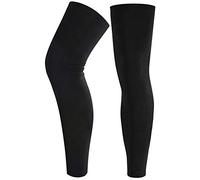 1 Paire Genouillères de Compression Longue Support Soutien Genou Sport Antichoc Collants Chaud Protège Mollet Veau Jambe Jambière Respirant pour Course Vélo Fitness Basketball Football Volleyball Gym