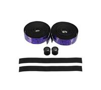 - 1 paire Guidoline de vélo lavables avec bouchons d'extrémité, 220x3cm Bleu