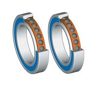 1 paire H71906C 2RZ HQ1 P4 30x47x9 71906 Roulements de contact Broche SI3N4 Billes en céramique