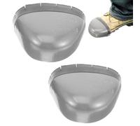 1 paire inserts d'orteils en acier pour chaussures, gardes de protection des orteils et gardes métatarsiens, couvertures de chaussures sécurité en métal pour hommes femmes travail bottes