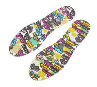 1 Paire Kids Shoe Inders Semed LATEX Amortissant sans Glissement Sweat Absorbant une Seule Taille S'adapte la Plus Imprimée pour le Confort (voiture de dessin animé)