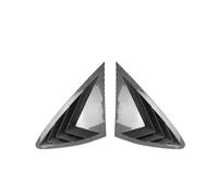 1 Paire La Voiture Intérieur Arrière Ombre Parasol Persienne Latérale Évent Couverture pour Benz GLC C253 Coupe 2016-2022,Décoration De Ventilation du Côté, Carbon Fiber Pattern