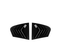 1 Paire La Voiture Intérieur Arrière Ombre Parasol Persienne Latérale Évent Couverture pour BMW 5 Series G30 2018-2023,Décoration De Ventilation du Côté,Piano Black