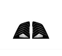 1 Paire La Voiture Intérieur Arrière Ombre Parasol Persienne Latérale Évent Couverture pour BMW X3 G01 2018+,Décoration De Ventilation du Côté,Piano Black