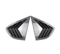 1 Paire La Voiture Intérieur Arrière Ombre Parasol Persienne Latérale Évent Couverture pour BMW x4 f26 2014-2018,Décoration De Ventilation du Côté, Carbon Fiber Pattern