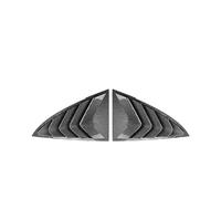 1 Paire La Voiture Intérieur Arrière Ombre Parasol Persienne Latérale Évent Couverture pour Tesla Model 3 2017-2024,Décoration De Ventilation du Côté, Carbon Fiber Pattern