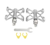 1 Paire Lp Litepro K5 PéDales De VéLo à DéGagement Rapide En Alliage D'aluminium PéDales De Roulement De VéLo Pour VéLos Pliants De Montagne De Routeargent