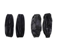 1 Paire Manchons Bras Imperméables À l'huile Couvre-Manches en Faux Cuir