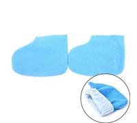 1 Paire Mini Spa Pédicure Chaussette Professionnelle Paraffine Cire Protection Jambe Pied Gants Pour Chauffe Cire Bleu