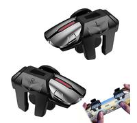 1 Paire Mobile Trigger, Contrôleur de Jeu Gachette Déclencheur Tirer Téléphone G21 Manette Gamepad Joystick Progameplays Phone Triggers Controller Portables Bouton Trigger Sensitive Shoot and Aim (A)