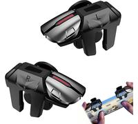 1 Paire Mobile Trigger, Contrôleur De Jeu Gachette Déclencheur Tirer Téléphone G21 Manette Gamepad Joystick Progameplays Phone Triggers Controller Portables Bouton Trigger Sensitive Shoot And Aim (A)