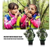 1 Paire Montres Talkie Walkie 7 en 1 Enfants Montre Radio Extérieure Interphone Jouet