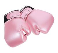 1 Paire Moufles de Boxe Doublure Mousse, Rose, Garçon et Filles | PU et Sponge, Fermeture Auto-agrippante, Poignet Renforcé, pour Paquet et Entraînement à Maison