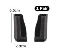 (1 paire - Noir) Support de téléphone portable multifonction auto-adhésif BlueWow pour tableau de bord