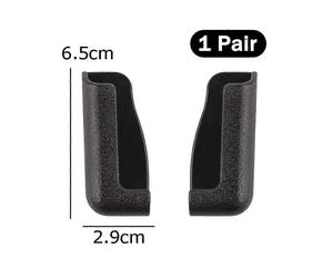 (1 paire - Noir) Support de téléphone portable multifonction auto-adhésif BlueWow pour tableau de bord