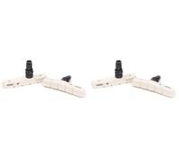 1 Paire Patins de Frein V-Brake 72mm Gomme White Compound (Lot de 2)