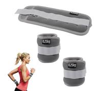 1 Paire Poids Poignet Set 0.25 KG, Ankle Weights avec Sangle Ajustable, Bracelet Leste Cheville Facile à Enlever, Poids Cheville et Poignet Portable pour Remise en Forme, Marche, Pilates, Jogging