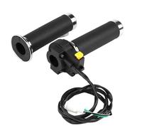 1 Paire Poignées D'accélérateur, Poignée Guidon Commande D'accélérateur 22mm/7/8 Pouces Interrupteur à Bouton Mise Mort pour Vélo Motorisé Scooter Moto Dirt Bike Avec Guidon de 22mm