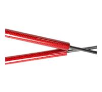 1 Paire Pour Citroen Pour Grand C4 Pour SpaceTourer MPV 2018-2022 Vérins À Gaz Hayon Ressort De Levage Supports Amortisseurs(Red carbon fiber)