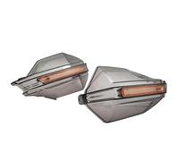 1 Paire Protège-Mains Protège-Mains pour Guidon De Moto, Protection pour Poignée Main, Accessoires pour Yamaha BT1100 BT 1100 TRX850 XJ6(Titane)