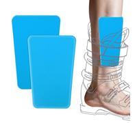 1 Paire Protège Tibia Chaussure De Ski en Gel Coussinet Tibia Ski 15x10cm Protège-Tibias Skis Protection Facile Contre Les Frottements des Jambes Et des Pieds pour Sport d'hiver Et Match De Football