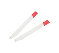 1 Paire RC Jouet Hélicoptère Mise à Niveau C138 Rotor Aile Ensemble pour RC ERA C138 Bell 206 1:33 RC Jouet Hélicoptère Pièces Rouge Blanc