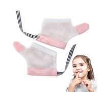 1 paire réglable de prévention de succion des doigts avec couche anti-morsure pour les tout-petits et les bébés