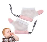 1 paire réglable de prévention de succion des doigts avec couche anti-morsure pour les tout-petits et les bébés