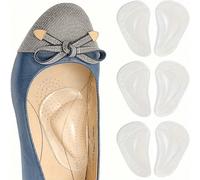 (1 Paire) Rembourrage de l'avant-pied, semelle intérieure souple pour l'absorption des chocs et le soulagement de la pression, coussinets de semelle unisexes Taille Unique,2 paires/4 pièces,4 paires/8
