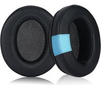 1 Paire Remplacement Coussinets - Confort, espace plus large pour les oreilles - Idéal pour les mélomanes, les joueurs - Compatible avec HyperX Cloud/Flight(Mousse à mémoire de peau protéinée)
