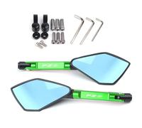 1 Paire Rétroviseur Latéral De Moto pour Yamaha FZ8 FZ-8 Les Rétroviseurs Offrent Une Vision Claire Rétroviseurs latéraux de Moto(Vert)