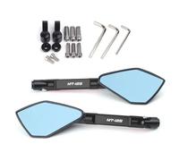 1 Paire Rétroviseur Moto pour Yamaha MT125 MT-125 MT 125 - Rétroviseurs Latéraux pour Une Vision Claire Rétroviseurs latéraux de Moto(Noir)