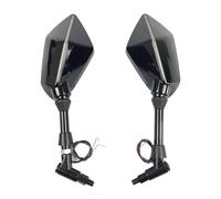 1 Paire Rétroviseur Moto Scooter Motocross Rétroviseurs Electrombile Arrière Convexe 8/10mm Fiber De Carbone Retroviseur
